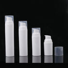 Frosted Cap Acrylic Airless Cosmetic Bottles With Pump White Color ISO9001