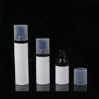 PP Material Airless Cosmetic Bottles Small Volume White Color For Lotion