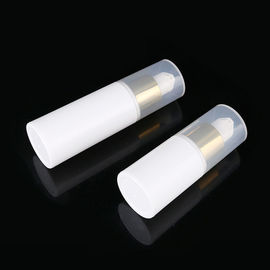 Portable Gold Pump Shell White Plastic 5/10/15ml Airless Bottle