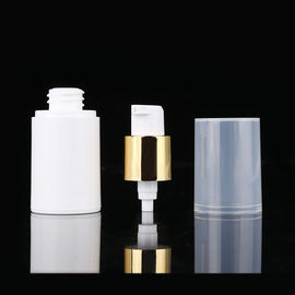 Portable Gold Pump Shell White Plastic 5/10/15ml Airless Bottle