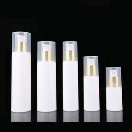 Portable Gold Pump Shell White Plastic 5/10/15ml Airless Bottle