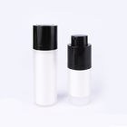 Forsted 15ml 30ml 50ml Plastic Bottles For Cosmetics With Black Pump PMMA Material