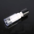 Transparent Airless Cosmetic Bottles Luxury Pump Bottle With Black Pump