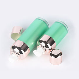 Skin Care Cosmetic Pump Bottles Green Color