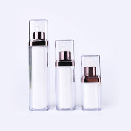 15ml 30ml 50ml Makeup Pump Bottle PMMA / PP Material