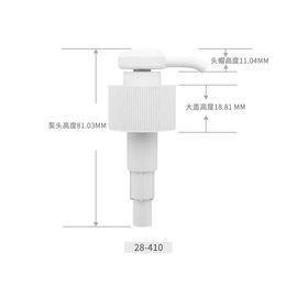 24 28 Caliber PET PP Empty Bottle Pump White Color