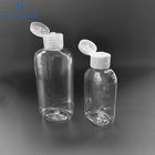 PET Rectangular Oval Press Airless Cosmetic Bottles