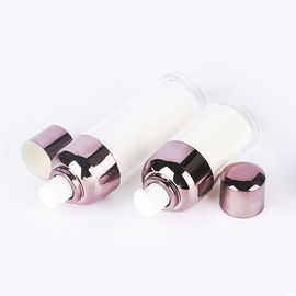 Luxury White/Green 15/30/50ml Airless Pump Bottle With Double Body Design