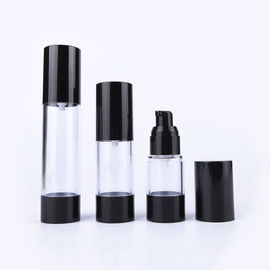 Personal Care Black 30ml 50ml Airless Pump Bottles