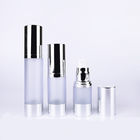 PP Silver Frosting Plating 30ml Airless Cosmetic Bottles