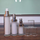 Double Walled Acrylic Plating PMMA Airless Dispenser Bottles