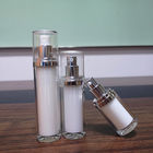 White Empty Cosmetic Airless Lotion Pump Bottle