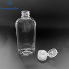 Skin Care PET 100ml Flip Cap Plastic Lotion Bottles
