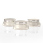 Plastic 15g 30g 50g Double Wall Cosmetic Cream Jars