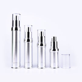 Silver 20ml 30ml Vacuum Lotion Airless Pump Bottle