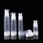 Frosting Body White Plastic PP Airless Lotion Bottle