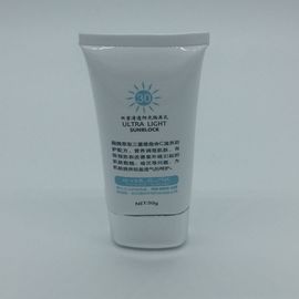 Unique soft Tube  white hand facial body Cream with black or gold lid, empty container super flat tube