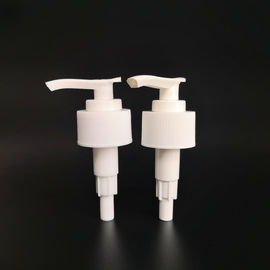 White Plastic 28 410 Auto Lock Screw Lotion Pump