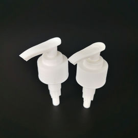 White Plastic 28 410 Auto Lock Screw Lotion Pump