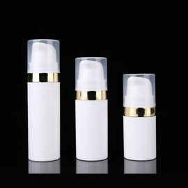 5ML 10ML 15ML plastic PP white airless pump bottle