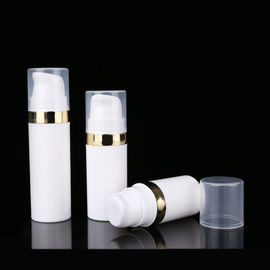 5ML 10ML 15ML plastic PP white airless pump bottle