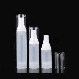 15ML 30ML 50ML white plastic airless pump bottle packaging supplier