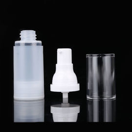 15ML 30ML 50ML white plastic airless pump bottle packaging supplier