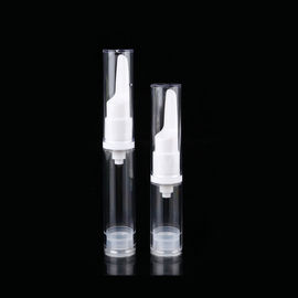 5ML 10ML white  plastic PP round essence eye cream airless pump bottle