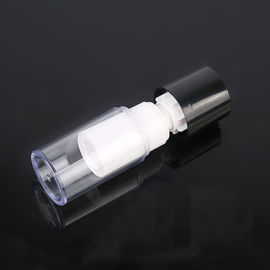 15ML 30ML 50ML white plastic PP black twist up airless pump bottle