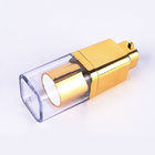 CE MSDS  electroplate 30ML Aluminum Square Cosmetic Airless Bottle