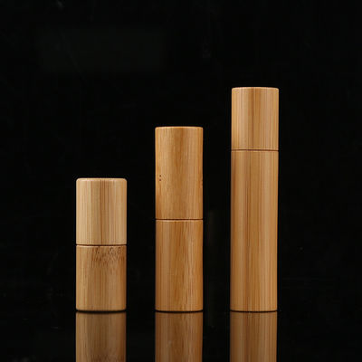 Anti Corrosion 20ml Bamboo Cover Roll On Perfume Bottle