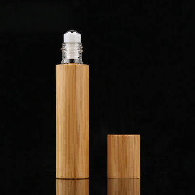 Anti Corrosion 20ml Bamboo Cover Roll On Perfume Bottle