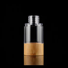 SGS 30ml Lotion Cosmetic Airless Bamboo Pump Bottles