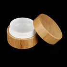 Silkscreen  30g Plastic Covering Wooden Cosmetic Containers