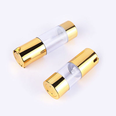 Innovative PP 60ml 2oz Gold Airless Cosmetic Pump Bottle