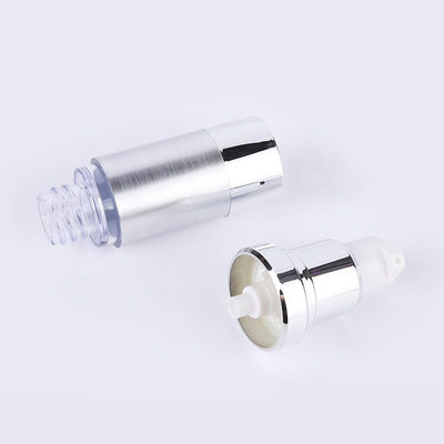 Golden Rolling Sand Shining Aluminum Luxury 120ml Transparent Lotion Bottle Cosmetic Airless Bottle