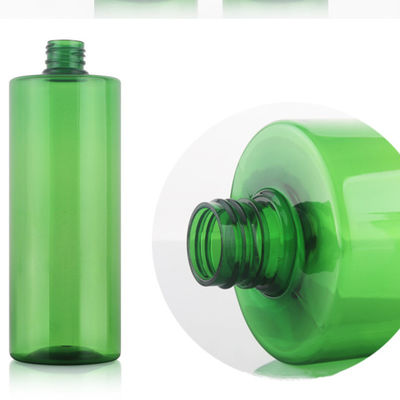 Round Slim Plastic Clear Hand Scream Cosmetic Airless Bottle 500ml 16oz