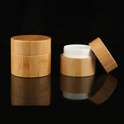 cute dual chamber ball shape candle filling  hand lip crystal pump empty square white pp bamboo cream jar