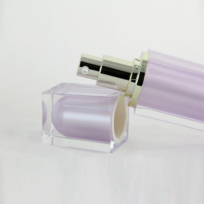 Cosmetic Airless Lotion Pump Bottle 15ml 30ml Screen Printing