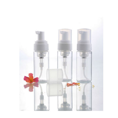 foaming bottle 30ml 50ml 100ml 150ml 200ml 250ml PET cosmetic liquid soap dispenser with foam pump bottle