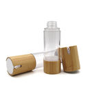 eco friendly cosmetic containers 15g 30g 50g cosmetic jar 100ml bamboo spray bottle with bamboo cap
