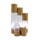 eco friendly cosmetic containers 15g 30g 50g cosmetic jar 100ml bamboo spray bottle with bamboo cap
