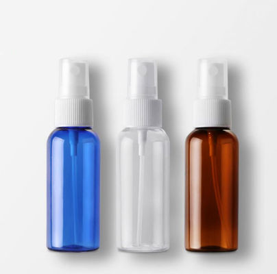 50ml 100ml PETG Clear Empty Round Plastic Spray Bottle For Skin Care