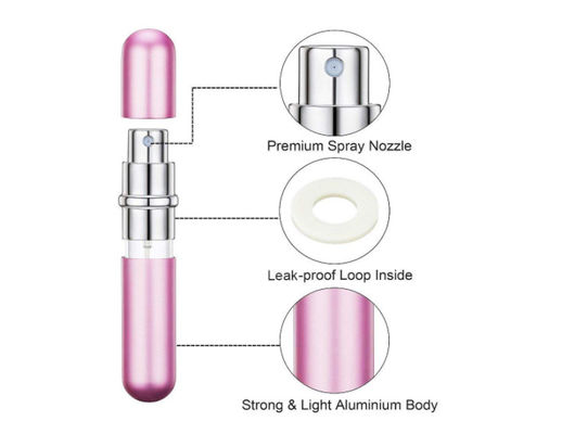 12ml Portable Mini Empty Travel Size Refillable Perfume Atomiser Bottle