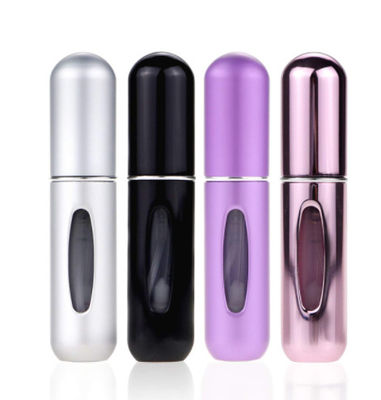 5ml Mini Travel Pocket Refillable Aluminum Empty Atomizer Spray