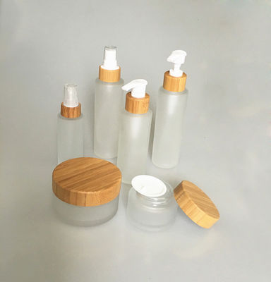 Classic 150ml 50g Bamboo Cosmetic Container With Lid