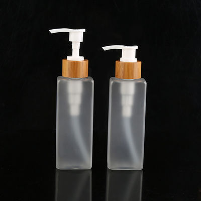 Square Shape Frosted PET Plastic Bottles For Sanitizer