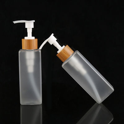 Square Shape Frosted PET Plastic Bottles For Sanitizer