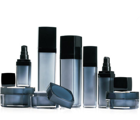 Acrylic Screen Printing Airless Cosmetic Bottles For Personal Care