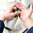 Hand Washing Liquid PET Plastic Bottles Brown Body Lotion Pump Airless Spray Bottle